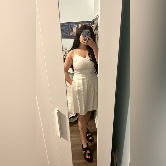 White A-line Sundress - Picture 2 of 6